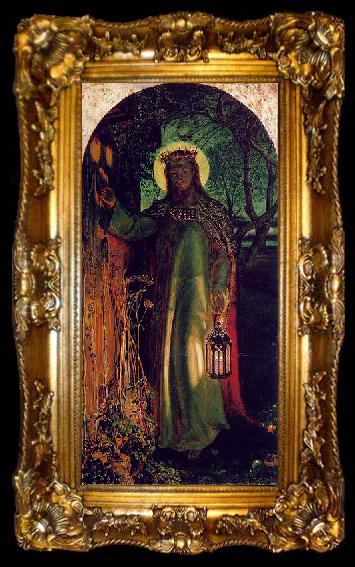 framed  William Holman Hunt The Light of the World, ta009-2